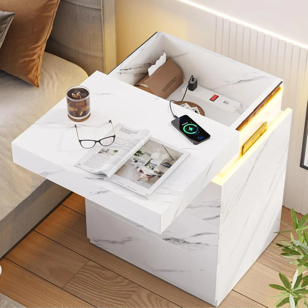LED Nightstands Set of 2