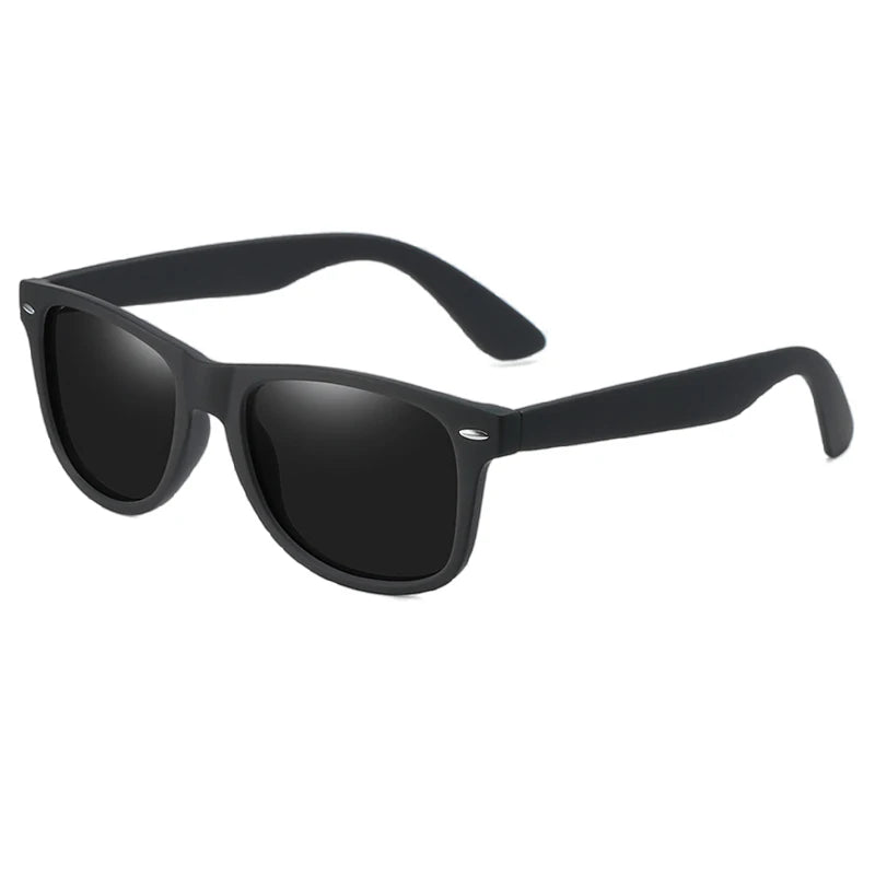 Men Women Retro Black Sun Glasses