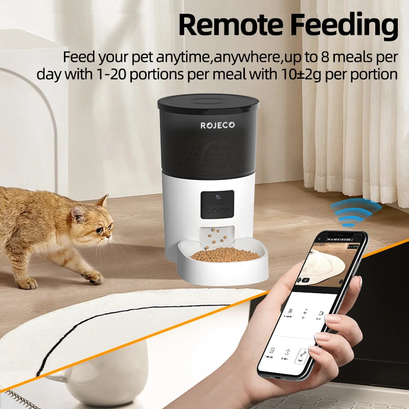 Automatic Cat/Dog Feeder With video Camera